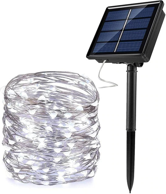 LED Outdoor Solar Lamp String Lights 100/200 LEDs 10m from Odditygadget at $19.97