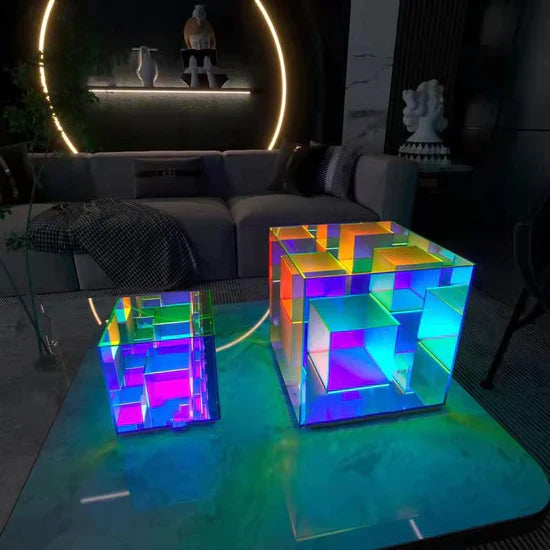 RGB Cube Table Lamp from Odditygadget at $58.97