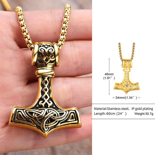 Pendant Necklace Stainless Steel Double Sided from Odditygadget at $19.97