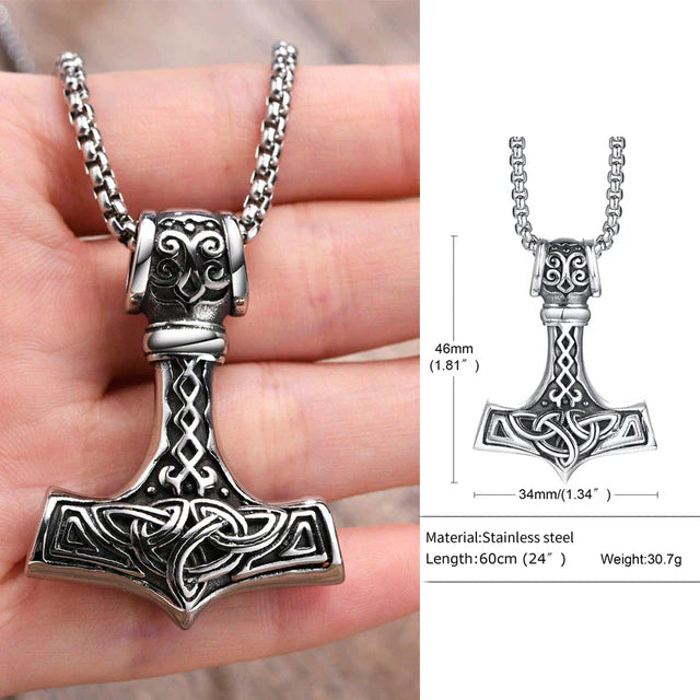 Pendant Necklace Stainless Steel Double Sided from Odditygadget at $19.97