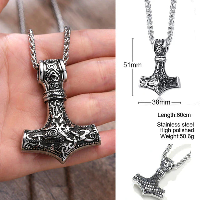 Pendant Necklace Stainless Steel Double Sided from Odditygadget at $19.97