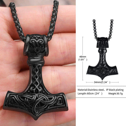 Pendant Necklace Stainless Steel Double Sided from Odditygadget at $19.97