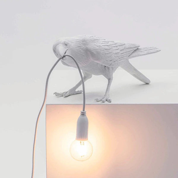 Crow Wall & Raven Table Lamps with Brightness Adjustable Edison Bulb from Odditygadget at $42.95