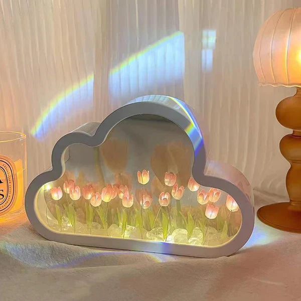 Tulip Mirror Night Light from Odditygadget at $24.97