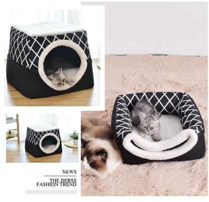 Soft Nest Kennel Pet Bed for Cats Dogs from Odditygadget at $26.47