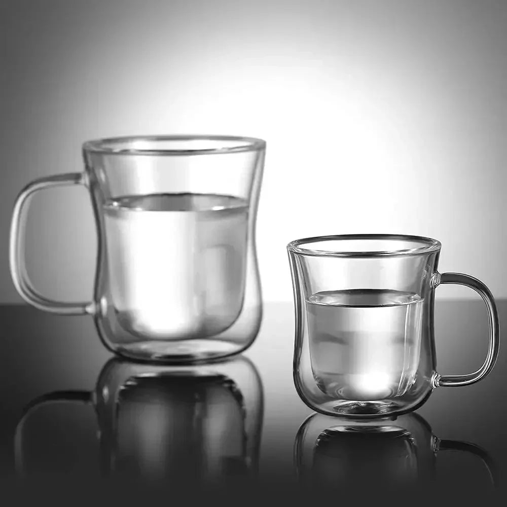 Heat-Resistant Double Wall Glass Cup from Heat-Resistant Double Wall Glass Cup at $11.97