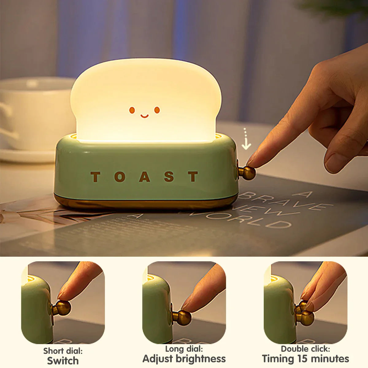 Toast Bread Lamp from Odditygadget at $23.97