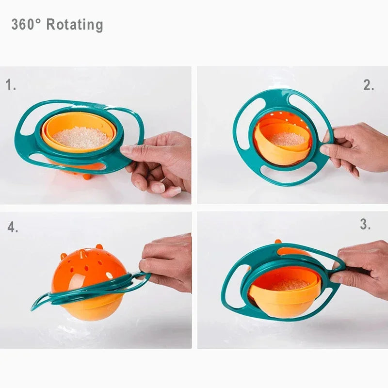 Rotatable Baby Feeding Bowl from Odditygadget at $11.97