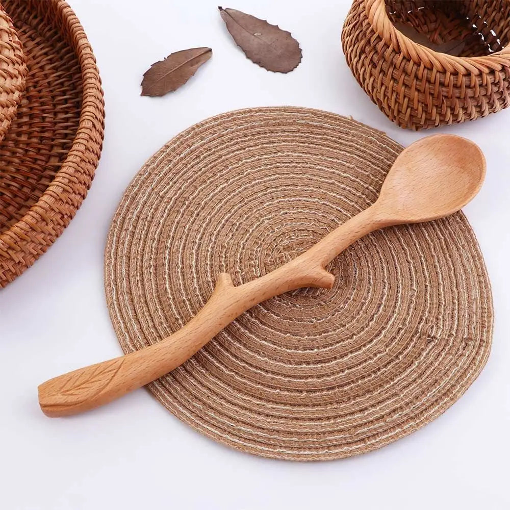 BRANCH SHAPED WOODEN SPOONS from Odditygadget at $11.47