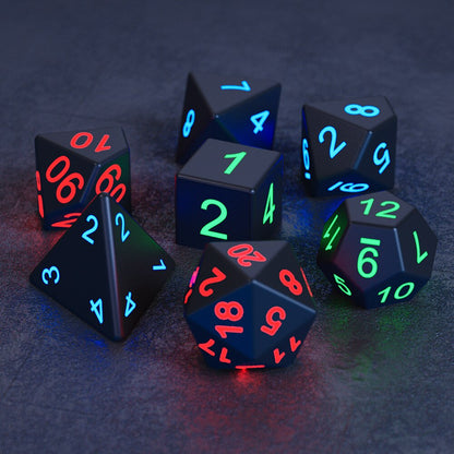 7PCS LED Light-emitting Dices Set For RPG Role Playing Games from Odditygadget at $38.47