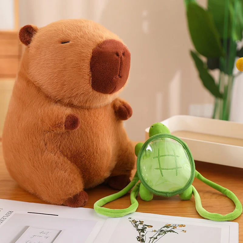 Cute Capybara with Backpack Plush Toys from Odditygadget at $16.97