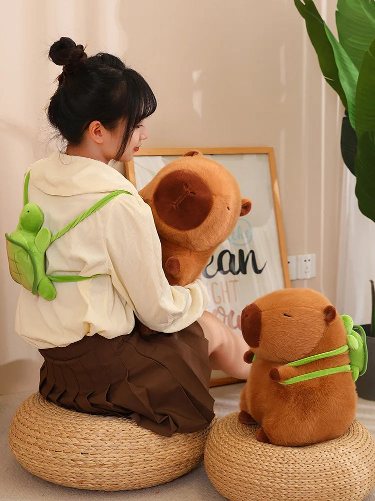 Cute Capybara with Backpack Plush Toys from Odditygadget at $16.97