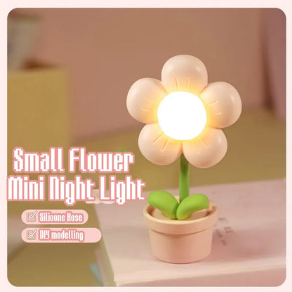 Mini LED Flower Night Light Cute Small Table Lamp from Odditygadget at $9.99