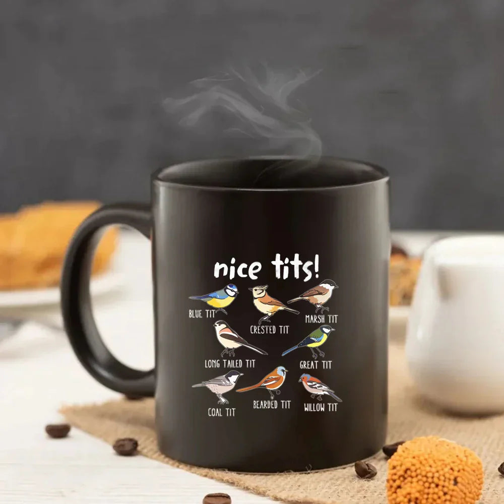 Nice Tits Mug 11oz for bird's lover from Odditygadget at $18.97