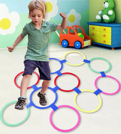 Lattice Jump Ring Set Game with 10 Hoops 10 Connectors for Park Boys Girls from Odditygadget at $19.97