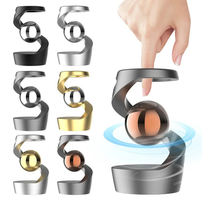 Desktop Rotating Gyroscope Finger Fidget Spinner Toy All Aluminum Alloy from Odditygadget at $19.97