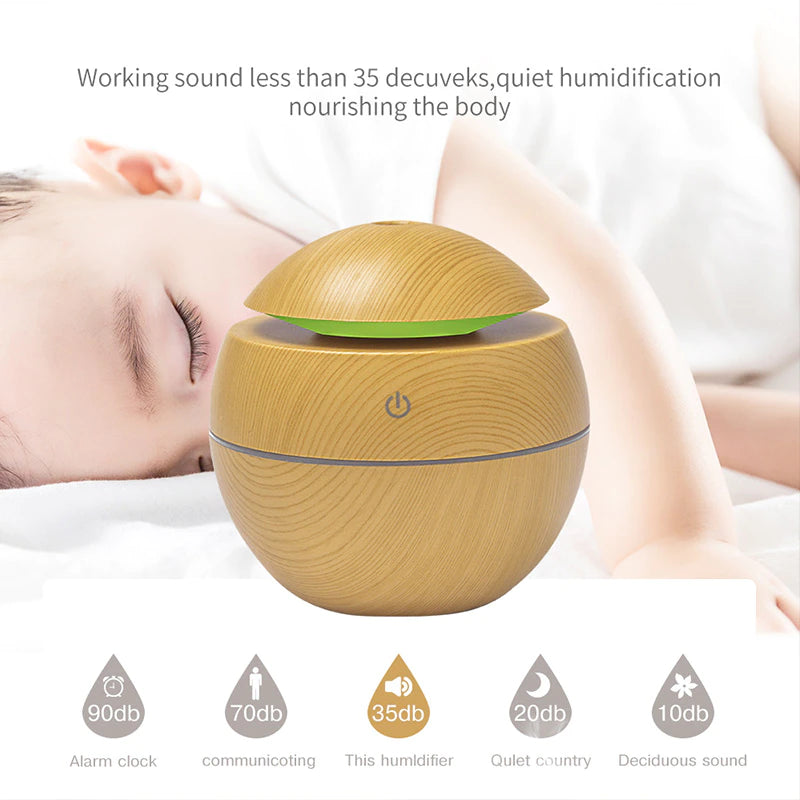 Humidifier, Air Purifier Essential Oils Diffuser 130ml, Usb DC5V from Odditygadget at $24.99