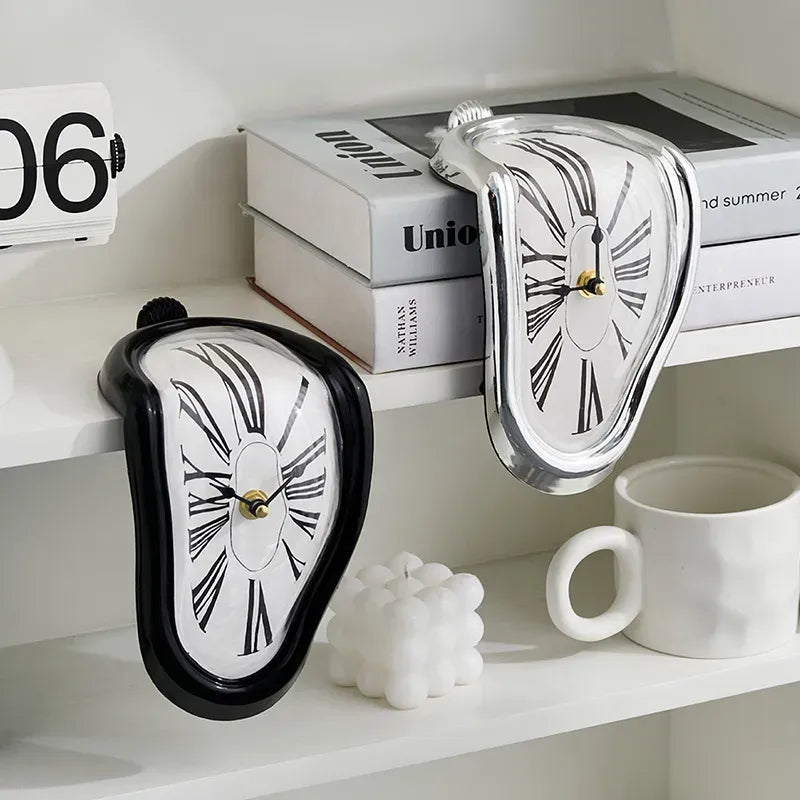 Surrealistic Silent Melting Wall Clock from Odditygadget at $21.97