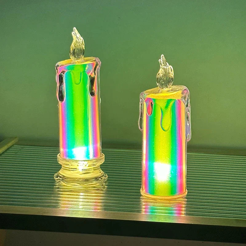 HOLOGRAPHIC CANDLE LAMP from Odditygadget at $18.97