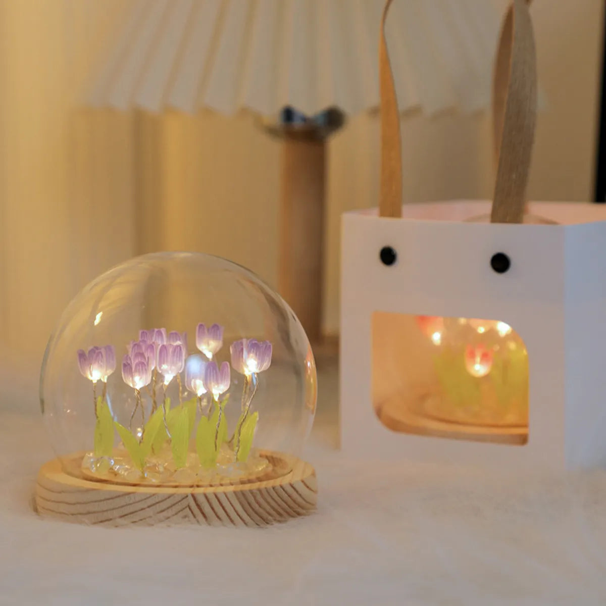 Simulation Tulip LED Nightlight Handmade Bedside Lamp from Odditygadget at $19.97