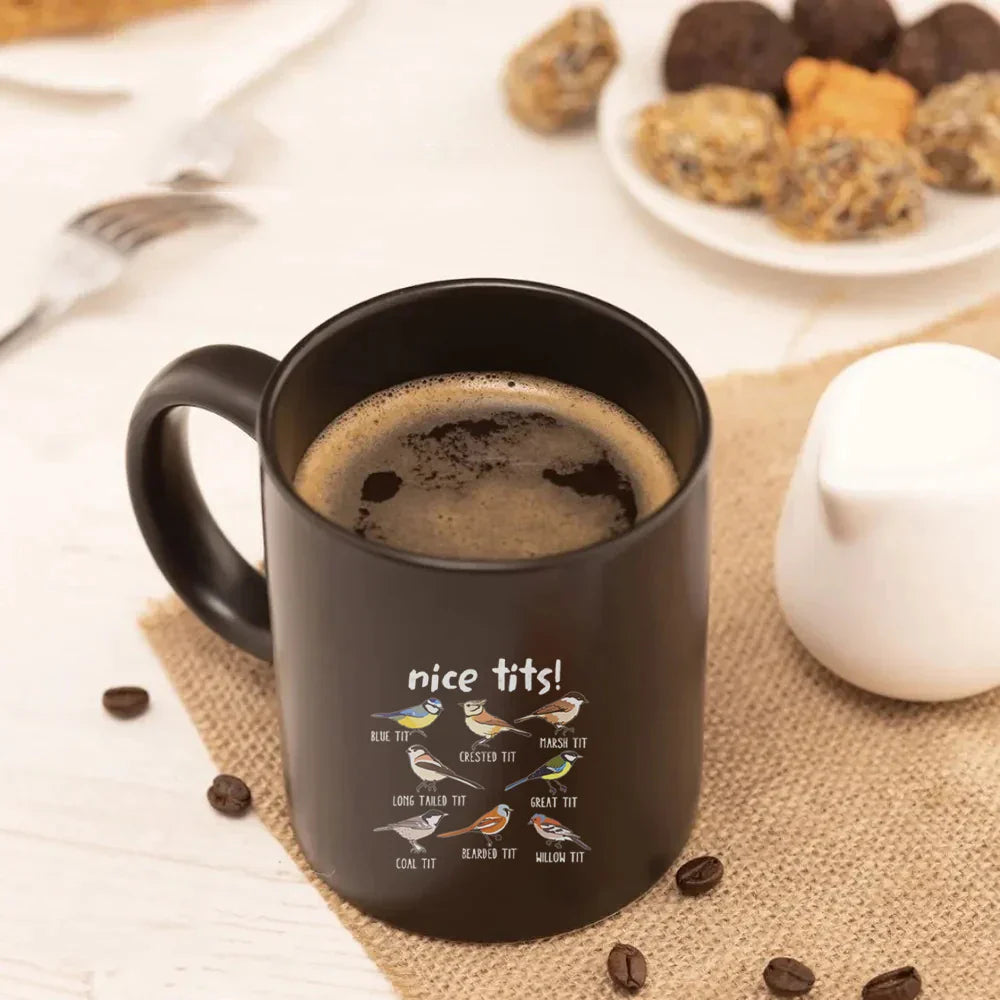 Nice Tits Mug 11oz for bird's lover from Odditygadget at $18.97