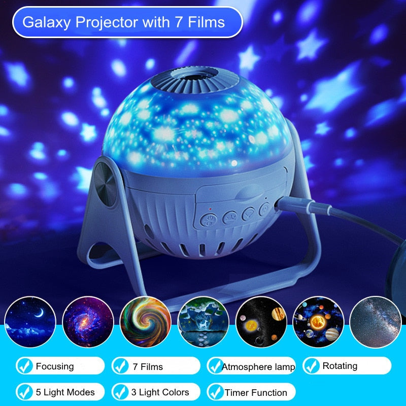 Star Night Lights Galaxy Projector 360° from Odditygadget at $44.97