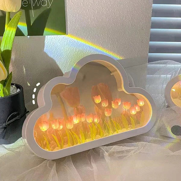 Tulip Mirror Night Light from Odditygadget at $24.97