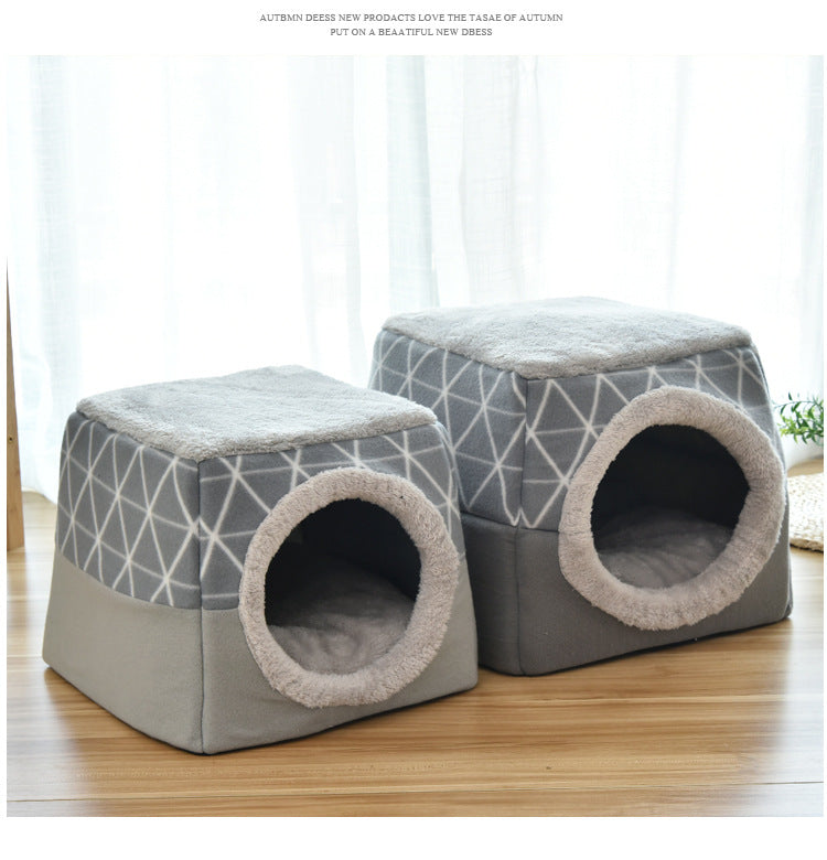 Soft Nest Kennel Pet Bed for Cats Dogs from Odditygadget at $26.47