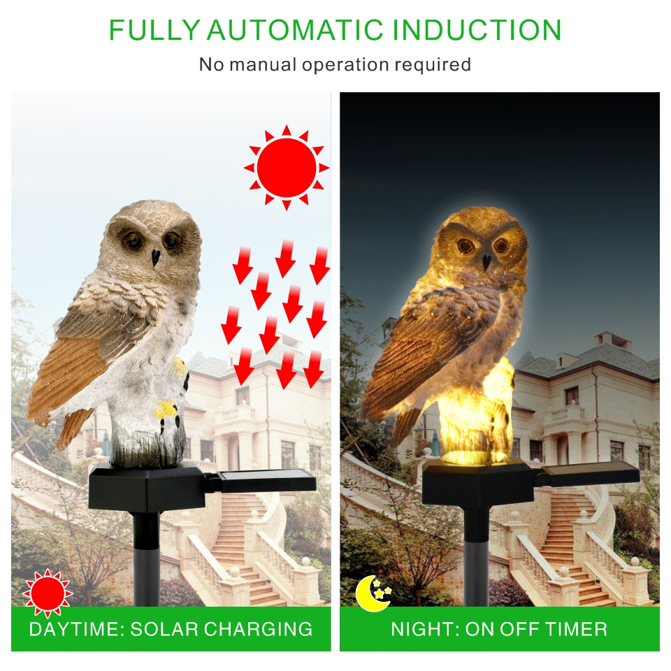 Solar Owl Garden Light from Odditygadget at $29.95