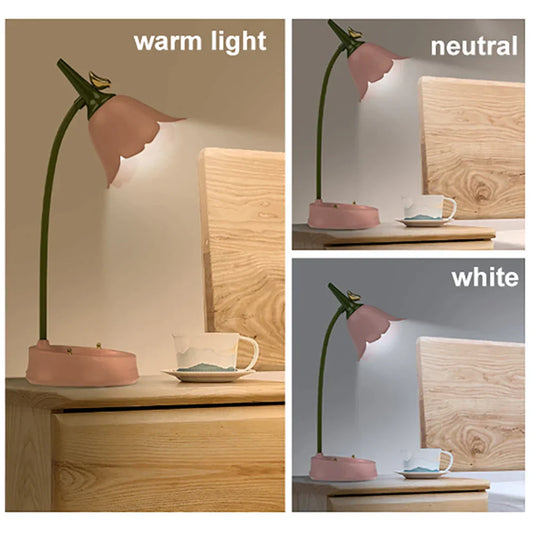 FLOWER SHAPED DESK LAMP from Odditygadget at $29.97