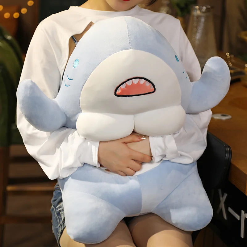 Muscle Shark Plush Doll Strong Animal Pillow from Odditygadget at $24.97