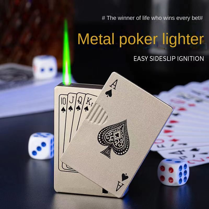 Metal Playing Card Lighter from Odditygadget at $14.97