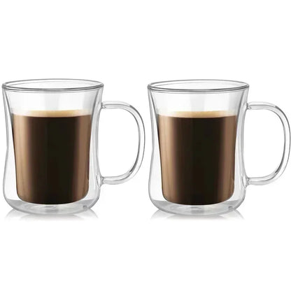 Heat-Resistant Double Wall Glass Cup from Heat-Resistant Double Wall Glass Cup at $11.97