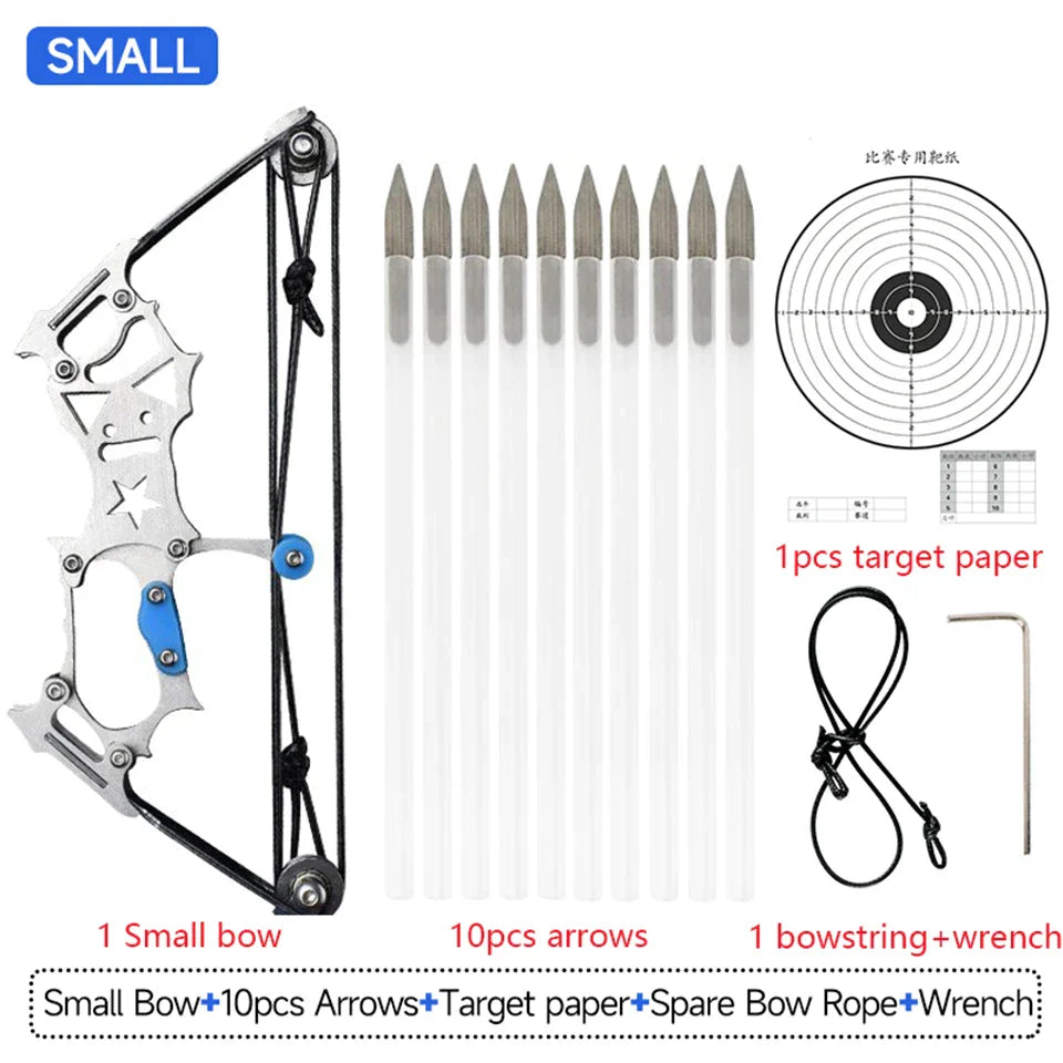 Mini Stainless Steel Bow Arrow Shooting Bowstring Set from Odditygadget at $27.97