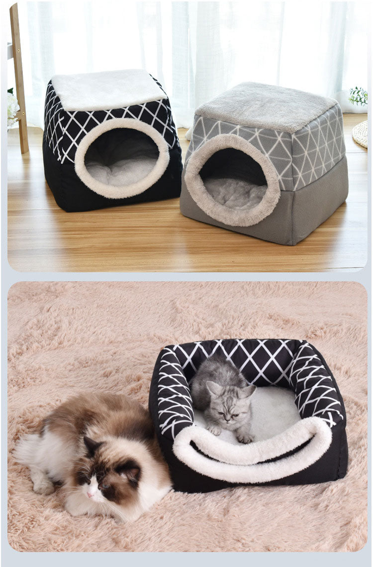 Soft Nest Kennel Pet Bed for Cats Dogs from Odditygadget at $26.47