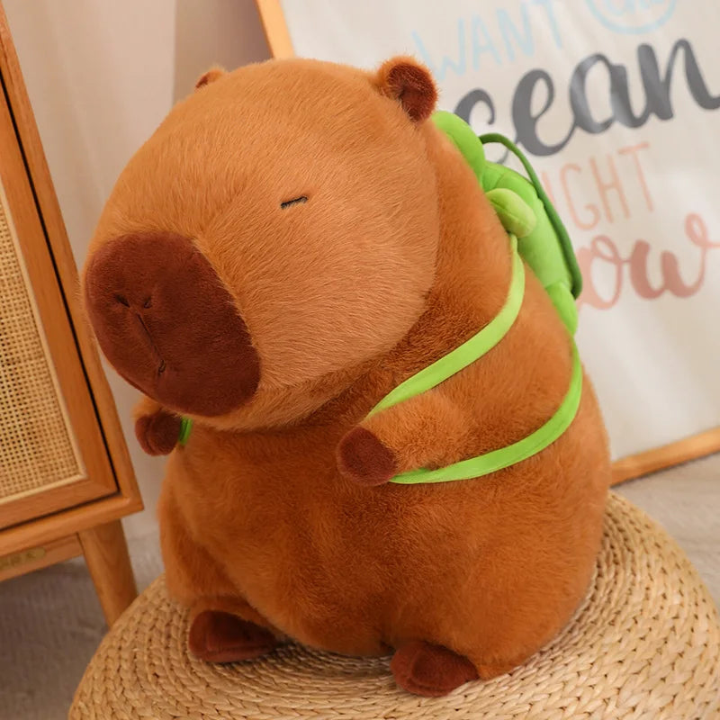 Cute Capybara with Backpack Plush Toys from Odditygadget at $16.97