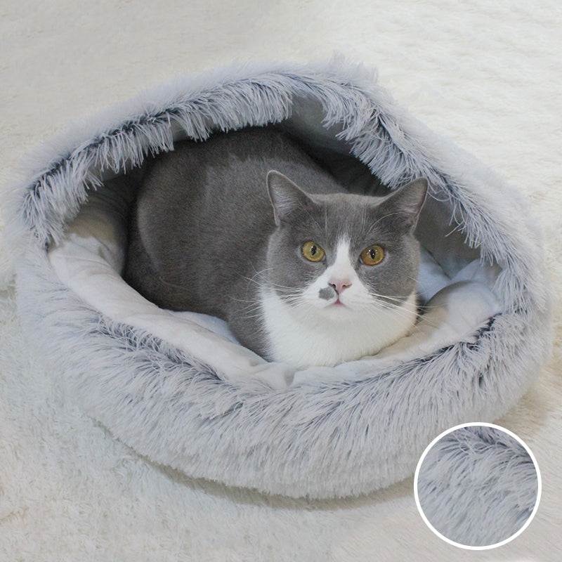 Pet Round Plush Bed from Odditygadget at $32.47