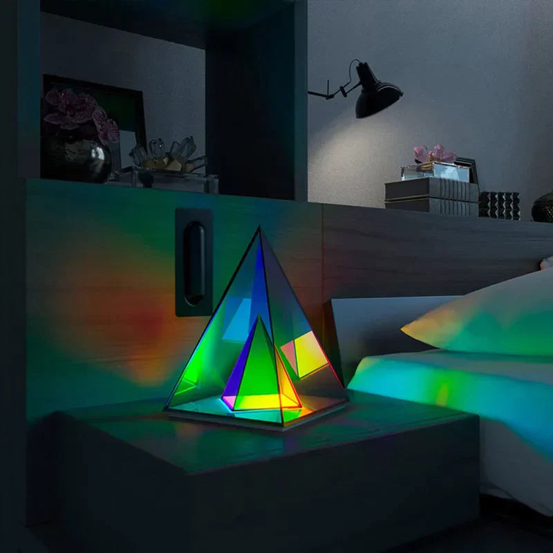 Pyramid Bedroom Decor Night Light from Odditygadget at $54.97