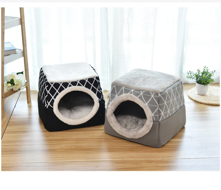 Soft Nest Kennel Pet Bed for Cats Dogs from Odditygadget at $26.47