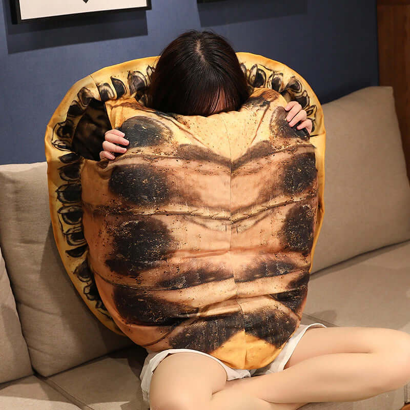 100cm Wearable simulation big turtle shell pillow from Odditygadget at $59.95