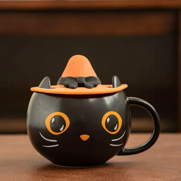 CERAMIC BLACK CAT MUG from Odditygadget at $29.97