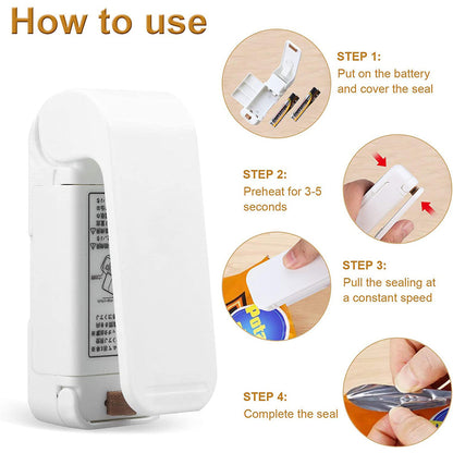 Portable mini sealing machine from Odditygadget at $19.95