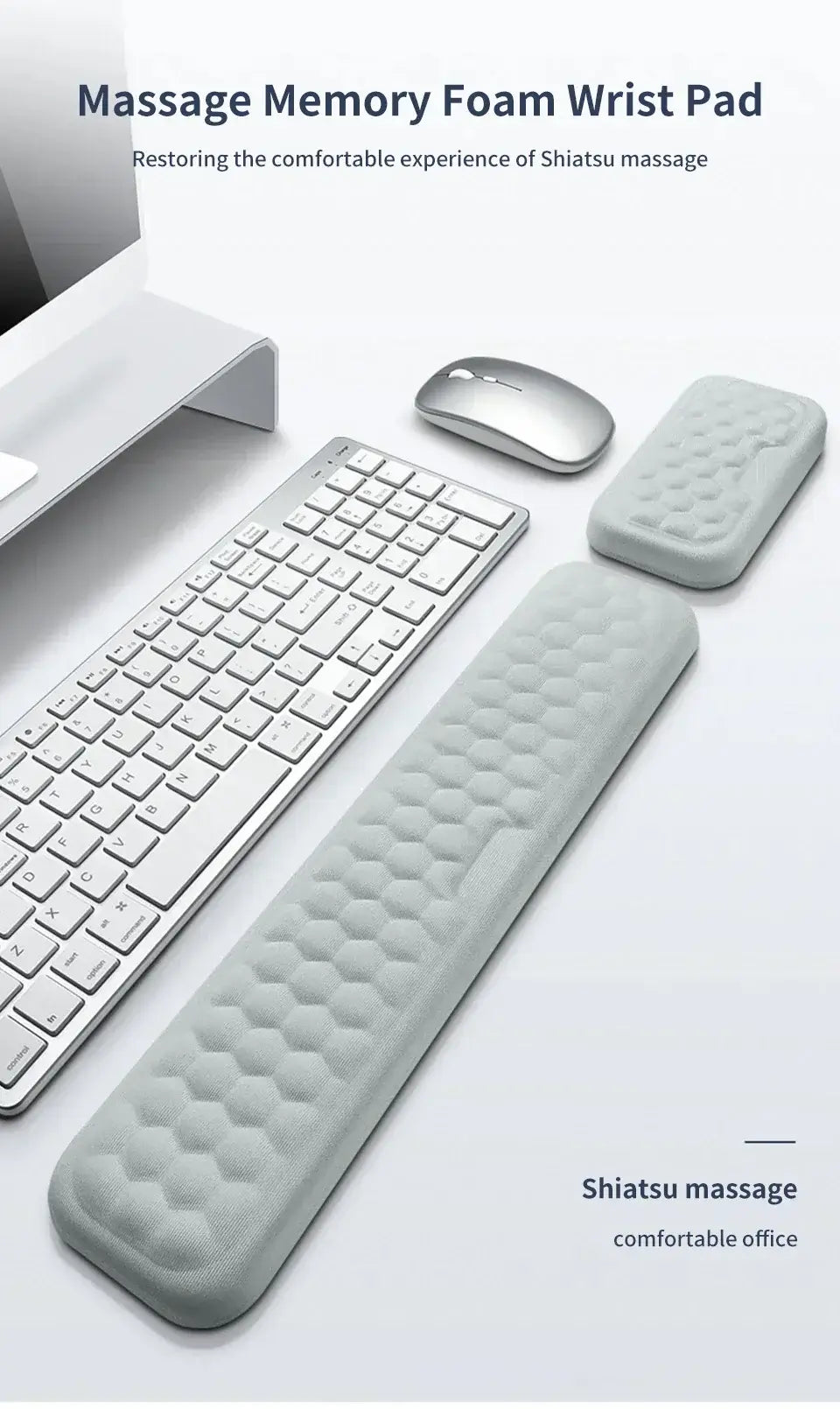 Ergonomic Keyboard Mouse Wrist Rest Pad from Odditygadget at $19.97