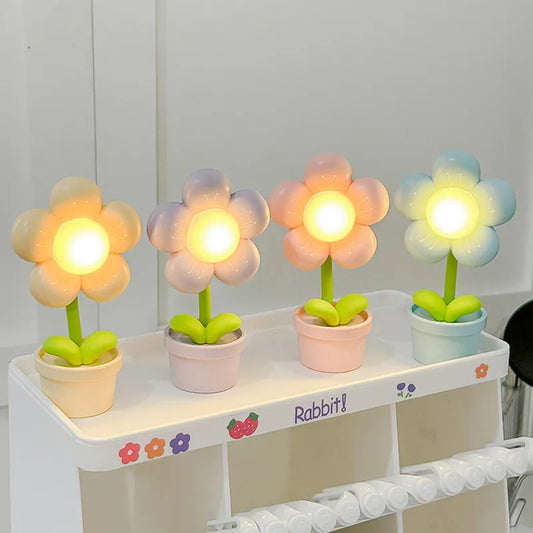 Mini LED Flower Night Light Cute Small Table Lamp from Odditygadget at $9.99