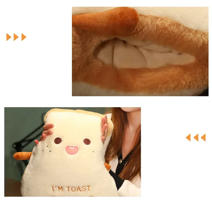 Plush Bread Pillow Cute Simulation Food Toast Soft Doll from Plush Bread Pillow Cute Simulation Food Toast Soft Doll at $21.47