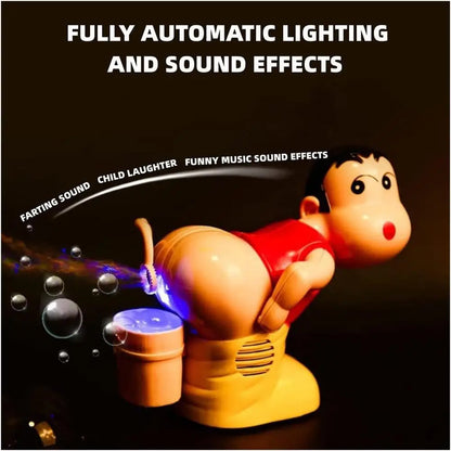 Children Cute Cartoon Fart Bubble Machine Automatic Bubble Blowing from Odditygadget at $15.97