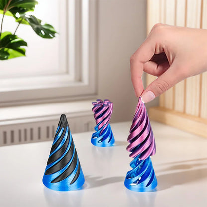 3D Printed Spiral Cone Toy