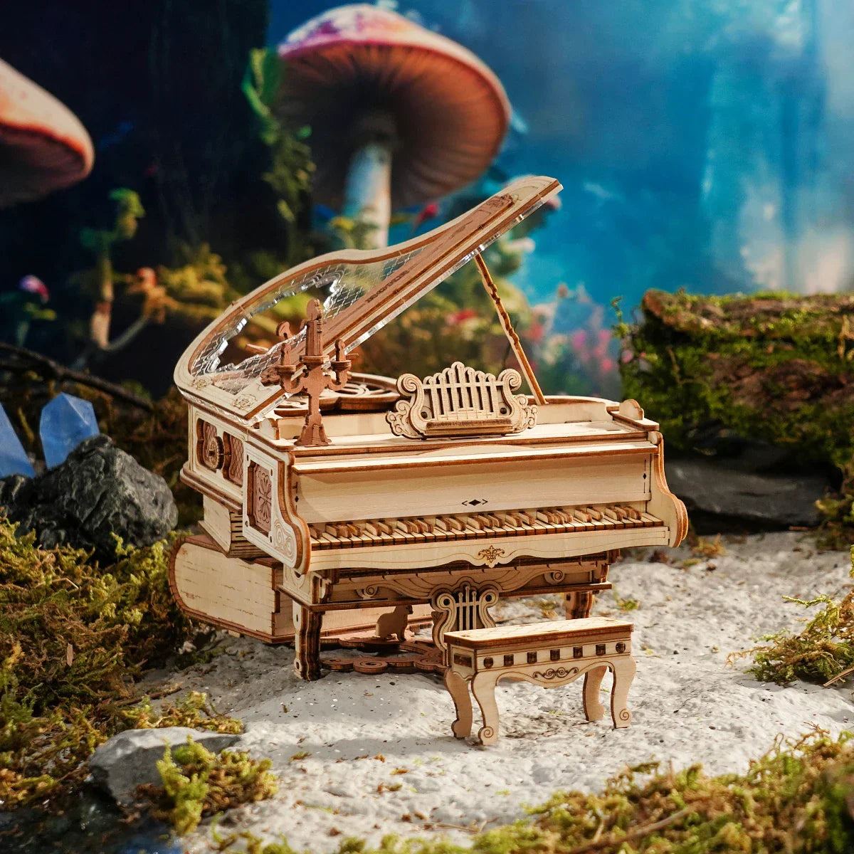 MAGIC PIANO MECHANICAL MUSIC BOX 3D Wooden Puzzle from Odditygadget at $86.95