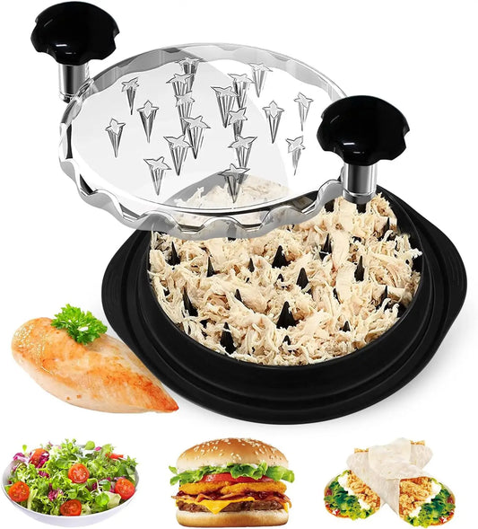 Chicken Shredder with Clear Lid Efficient Non-Slip Meat Shredder from Odditygadget at $19.97