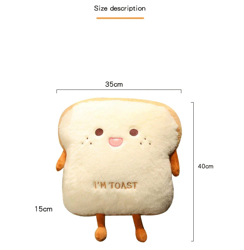 Plush Bread Pillow Cute Simulation Food Toast Soft Doll from Plush Bread Pillow Cute Simulation Food Toast Soft Doll at $21.47